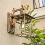 Lampe murale d'extérieur Alessio Black Deco