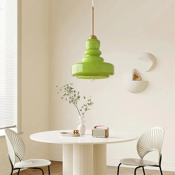 Lampe Pendante En Verre Bauhaus Gourd