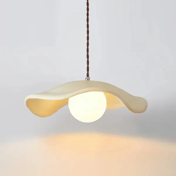 Lampe Suspendue Créative De Salle À Manger Wabi Sabi À Feuilles De Lotus