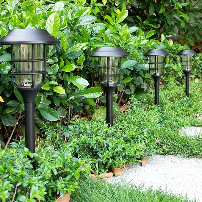 Lampes De Jardin | Torche Solaire Jeu De 6 Pièces.