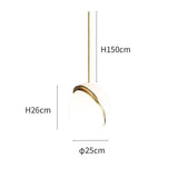 Lampe pendante Crescent