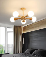 Lustre Nera En Bois