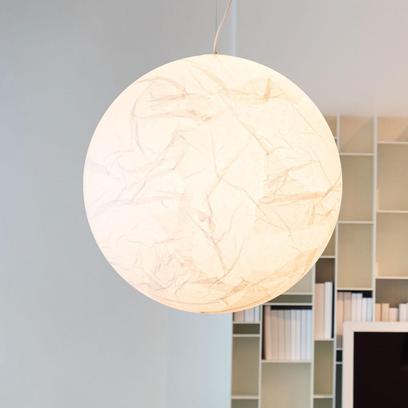 Lampe pendante en soie Moon