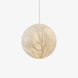 Lampe pendante en soie Moon