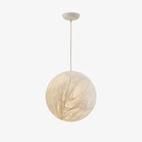 Lampe pendante en soie Moon