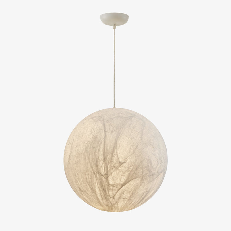 Lampe pendante en soie Moon