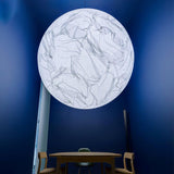 Lampe pendante en soie Moon