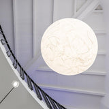 Lampe pendante en soie Moon