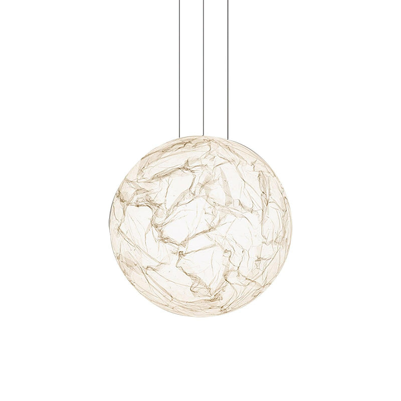 Lampe pendante en soie Moon