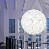 Lampe pendante en soie Moon