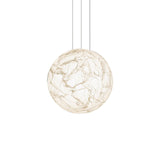 Lampe pendante en soie Moon