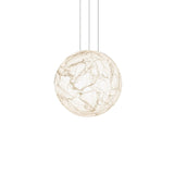 Lampe pendante en soie Moon