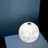 Lampe pendante en soie Moon