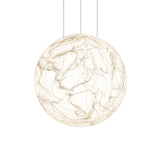 Lampe pendante en soie Moon