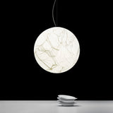 Lampe pendante en soie Moon