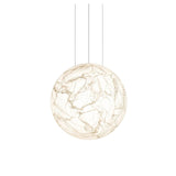 Lampe pendante en soie Moon