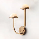 Lampe murale en albâtre Mushroom