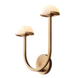 Lampe murale en albâtre Mushroom