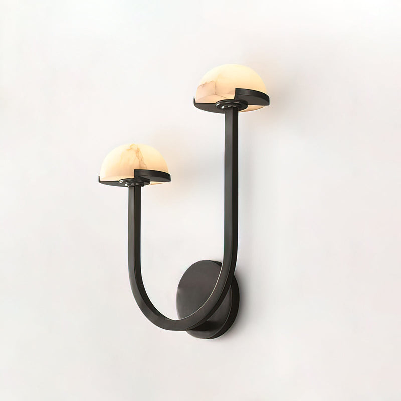 Lampe murale en albâtre Mushroom