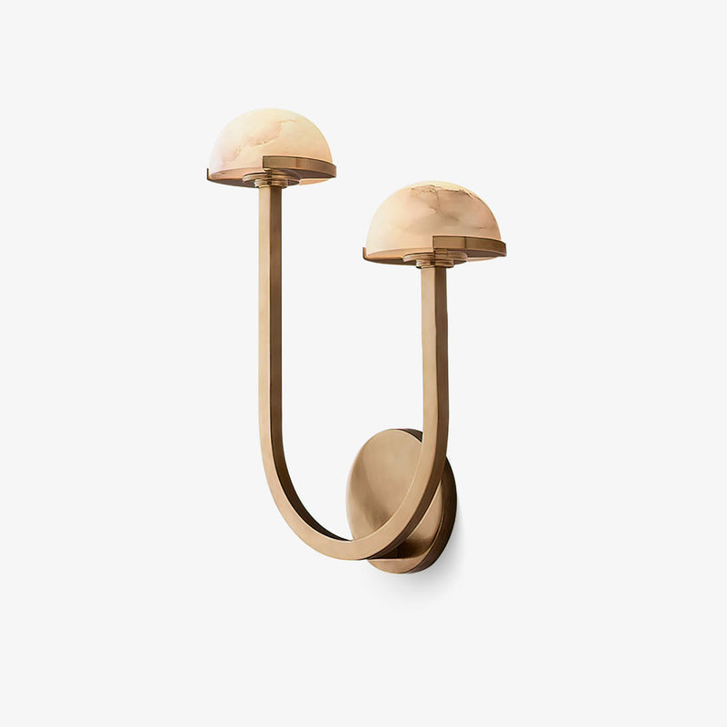 Lampe murale en albâtre Mushroom