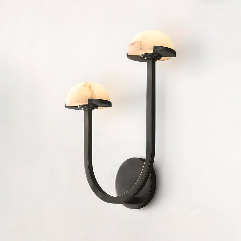 Lampe murale en albâtre Mushroom