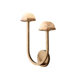 Lampe murale en albâtre Mushroom