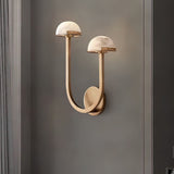 Lampe murale en albâtre Mushroom