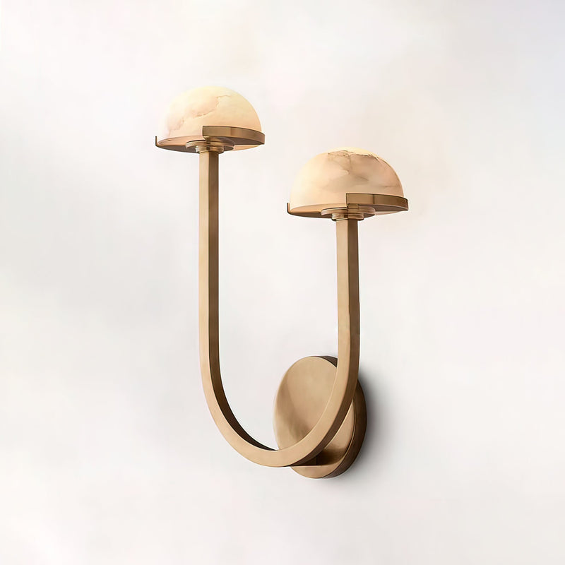 Lampe murale en albâtre Mushroom