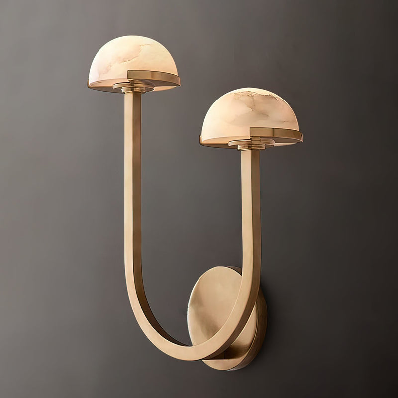 Lampe murale en albâtre Mushroom