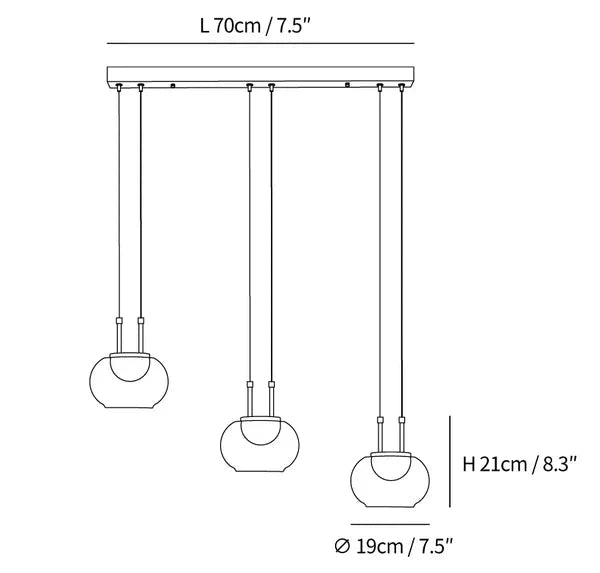 Mystique Halo Pendant Light