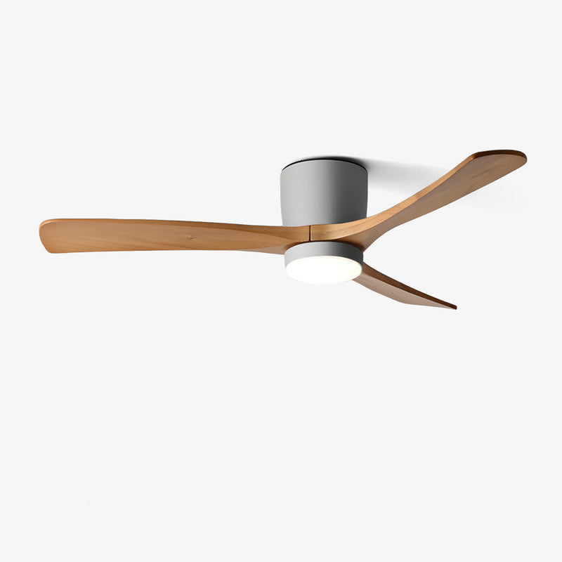 Ventilateur de plafond en bois