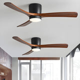 Ventilateur de plafond en bois