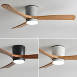 Ventilateur de plafond en bois