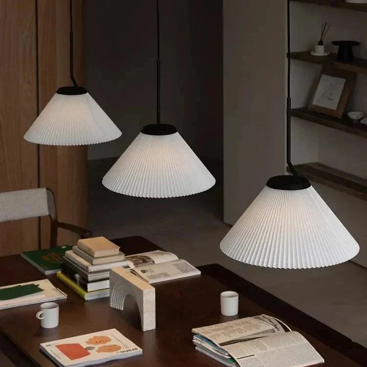 Noridic Geplooide Creme Hanglamp