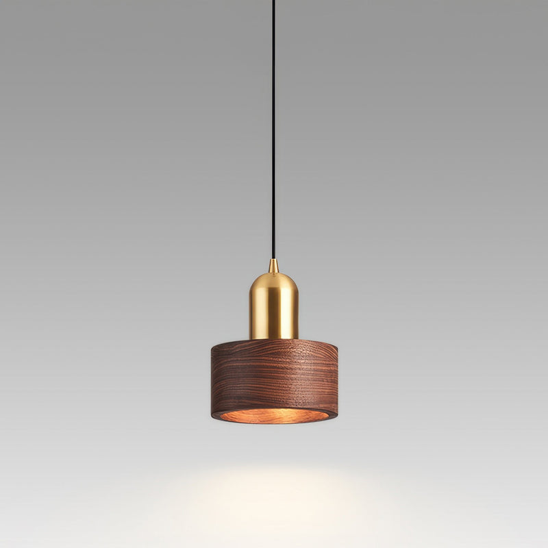 Cylinder Pendant Light Fixture Hanging Lamp Japanese Style