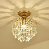 Lustre en cristal pour chambre à coucher