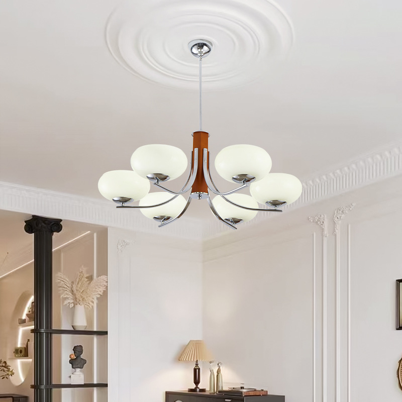 3/5 Tête Bauhaus Chandelier