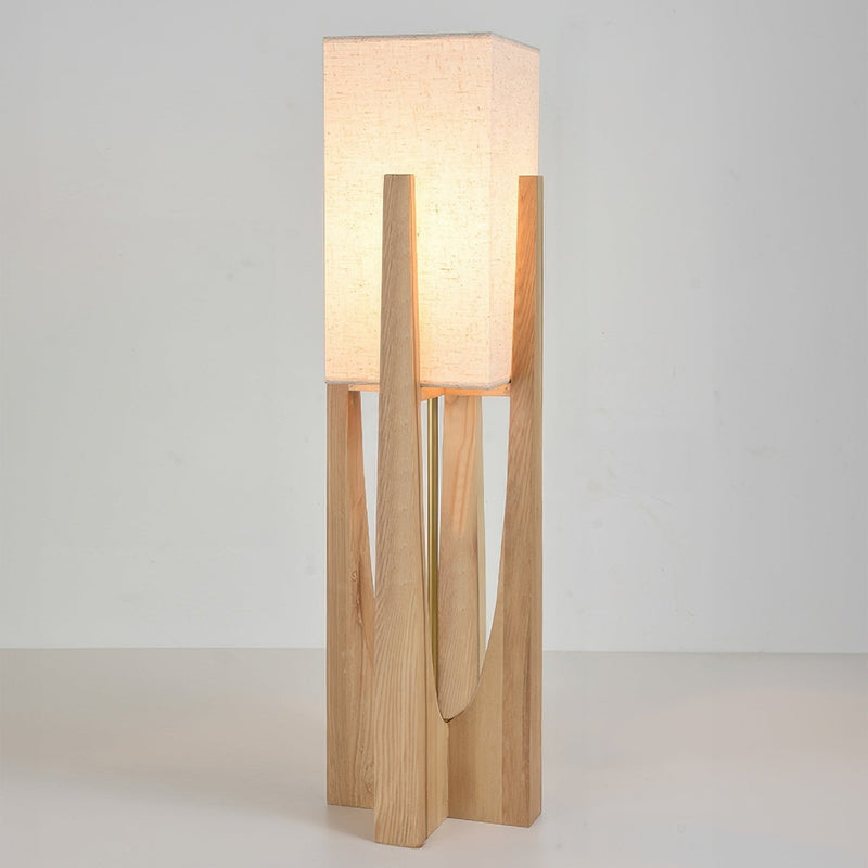 Lampadaire En Noyer De Style Japonais Lampe En Bois Massif Simple