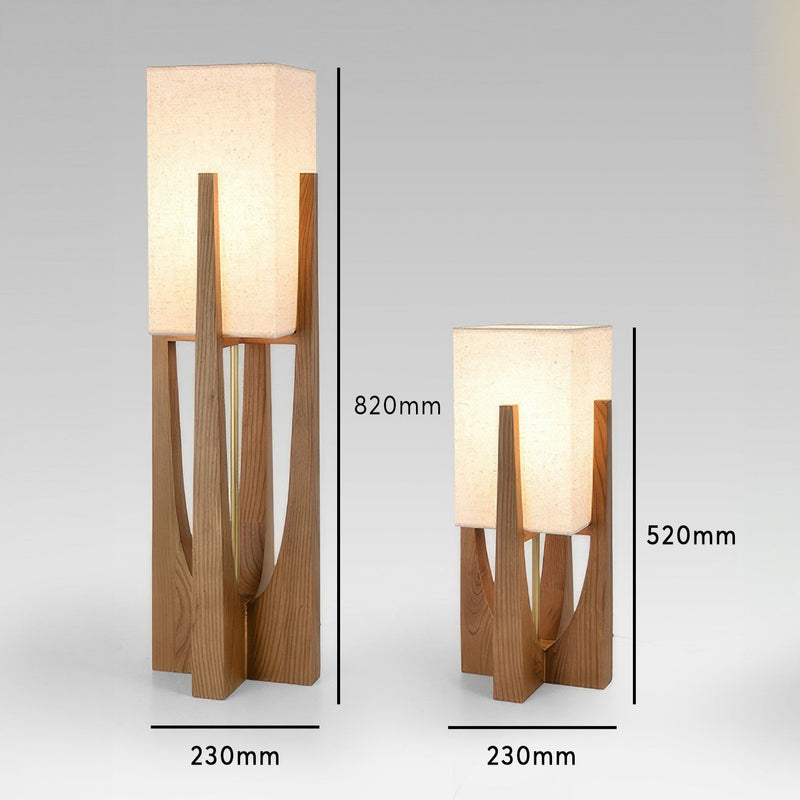 Lampadaire En Noyer De Style Japonais Lampe En Bois Massif Simple