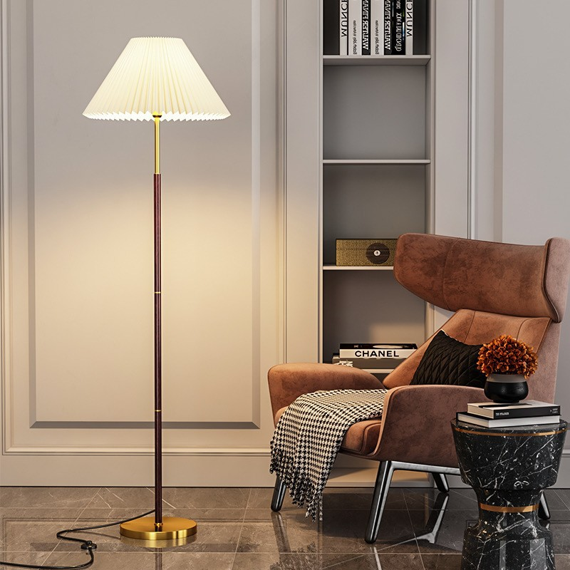 Lampadaire moderne en papier de riz