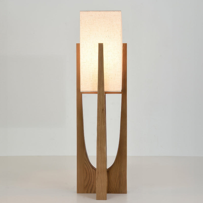 Lampadaire En Noyer De Style Japonais Lampe En Bois Massif Simple