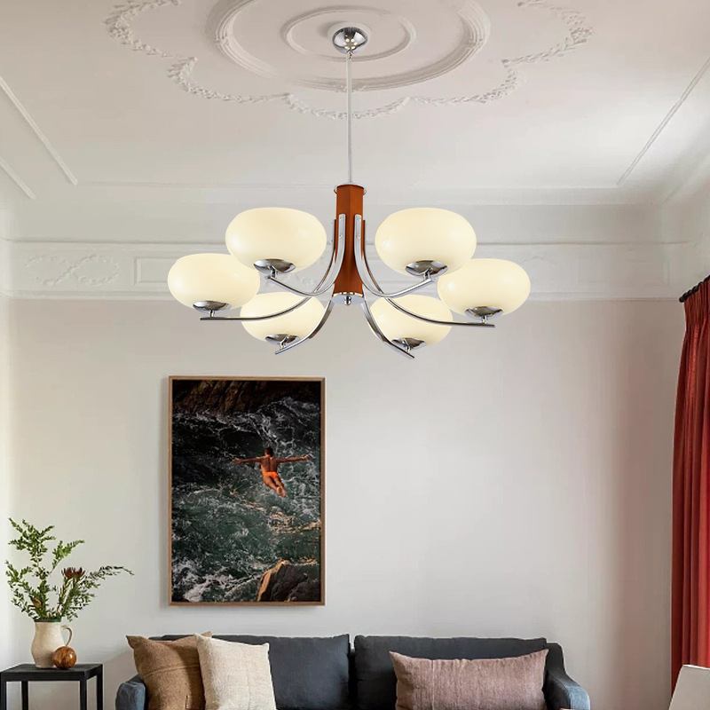 3/5 Tête Bauhaus Chandelier