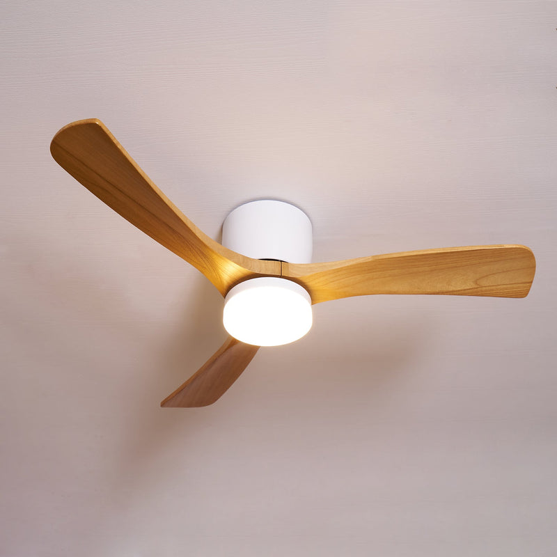 Ventilateur de plafond en bois