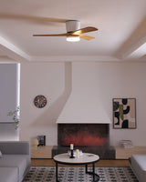 Ventilateur de plafond en bois