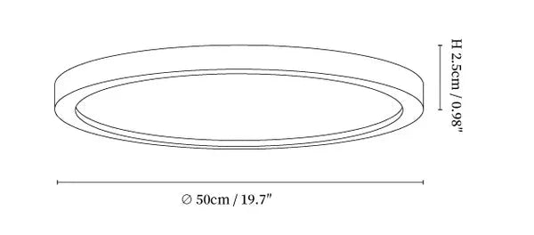 Plafonnier Rond Ultrafin