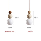 Moderne simple style lampe suspendue en travertin