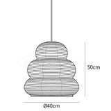 Suspension en papier de riz