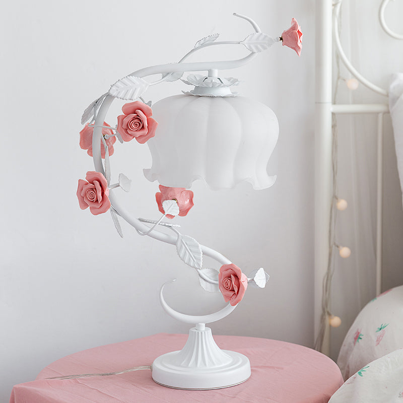 Rosaglo™ - Lampe À Roses Couverte Élégante