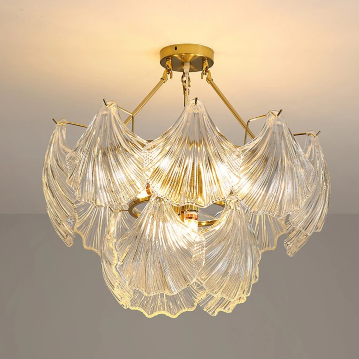 Lustre en forme de coquillage