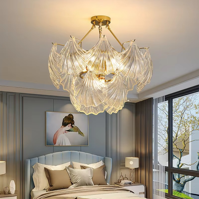Lustre en forme de coquillage